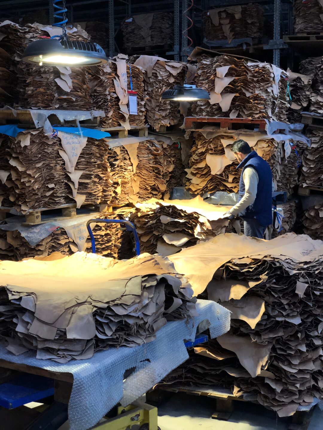 1. Inspecting Leather