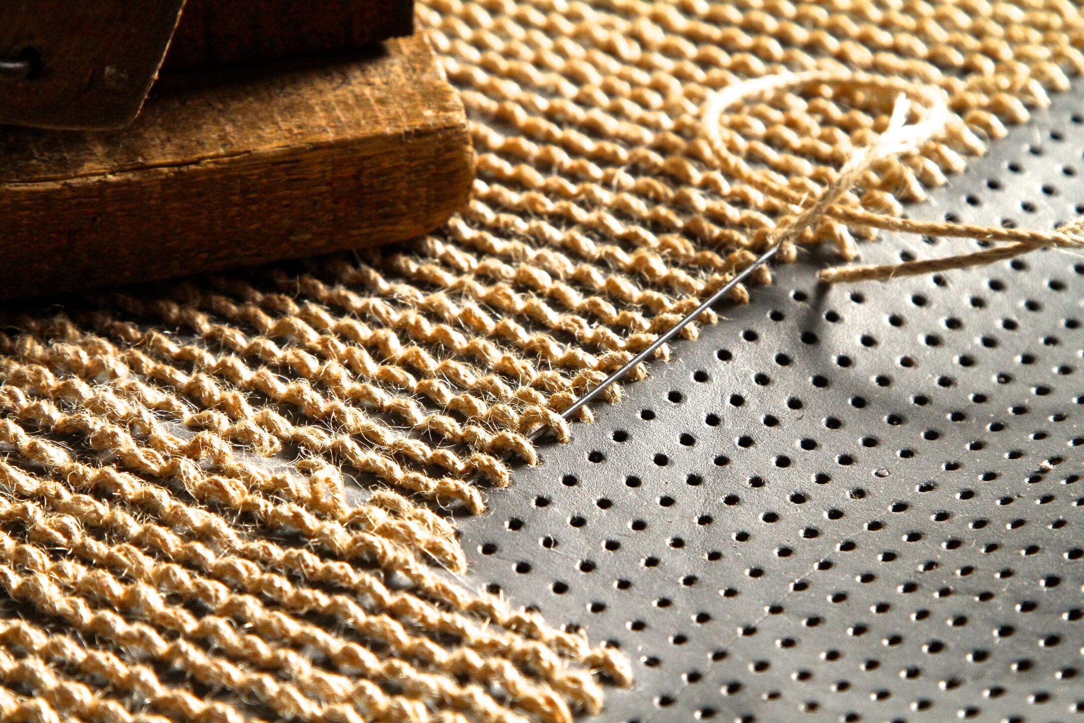 8. Inserting Jute for Lungarno 2